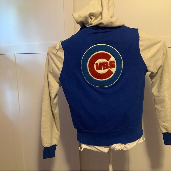Chicago Cub’s blue and white jacket (size small) - Picture 9 of 10